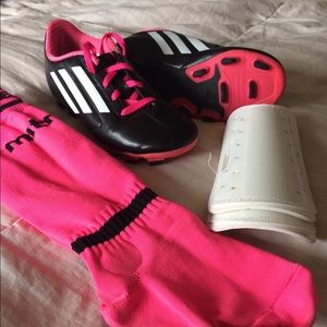 Soccer Bundle: Cleats, socks, shin guards!